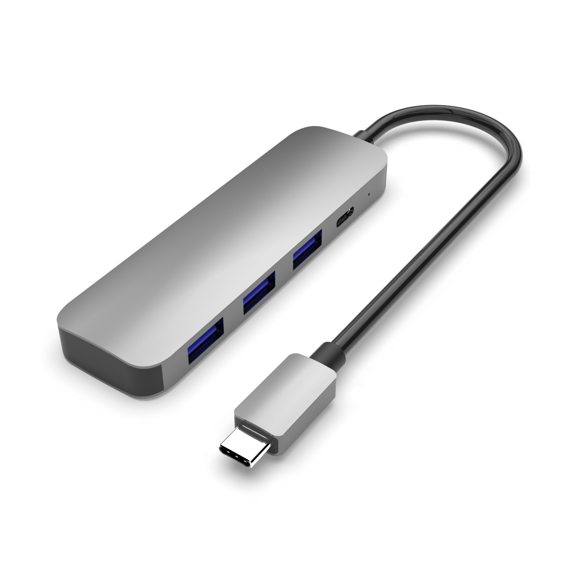  Type C 转 三口USB3.1 A 加 C 母